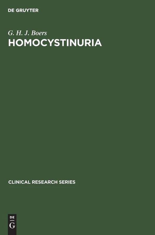 Homocystinuria: A risk factor of premature vascular disease: 3 (Clinical research series, 3) - Image 1