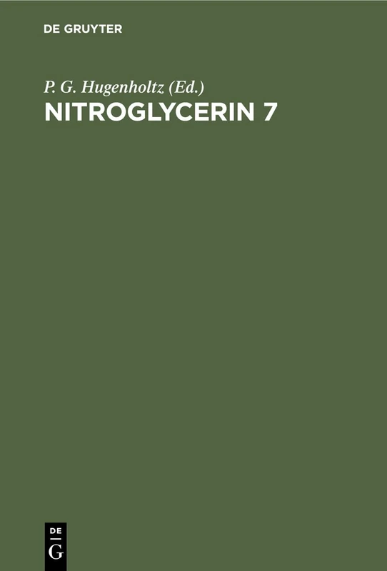 Nitroglycerin 7: Progress in Therapy. Seventh Hamburg Symposium November 24, 1990