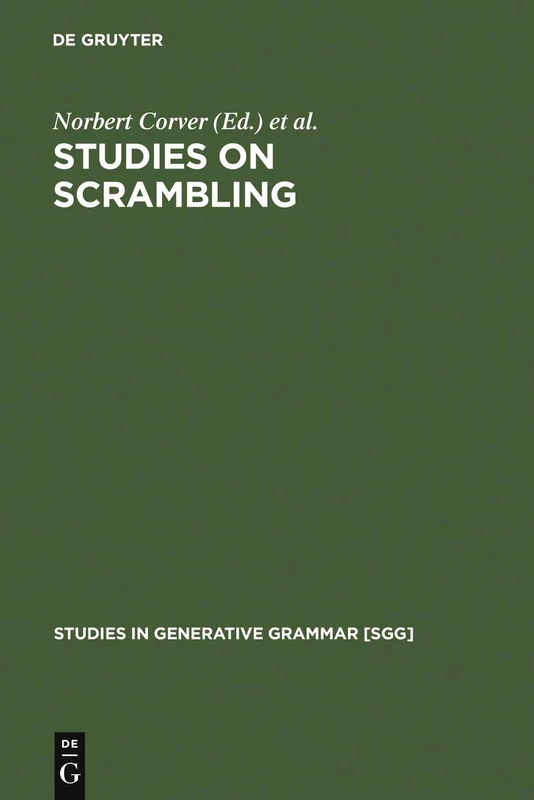 De Gruyter Studies on Scrambling - Generative Grammar 41