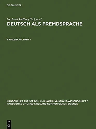 Deutsch Als Fremdsprache (KRUMM) 1.TLBD HSK 19.1 (Handbücher Zur Sprach- Und Kommunikationswissenschaft / Hand)