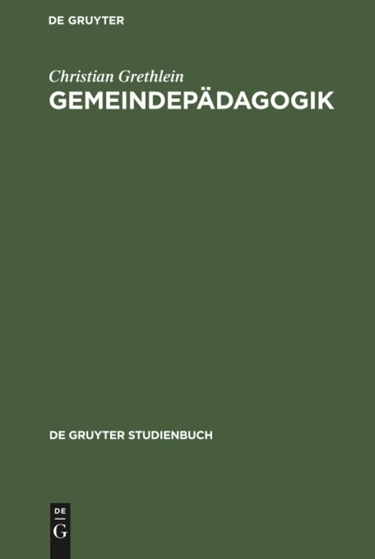 Gemeindepädagogik (de Gruyter Studienbuch)
