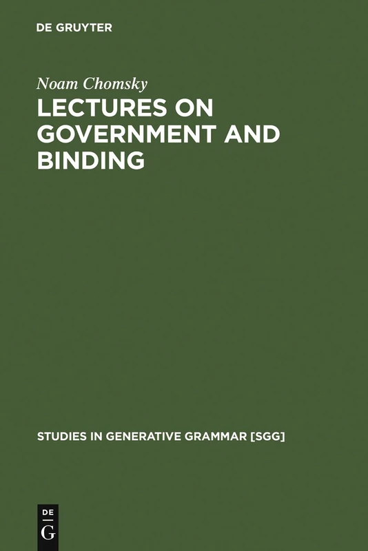 Lectures on Government and Binding: The Pisa Lectures: 9 (Studies in Generative Grammar [SGG], 9) - Image 1