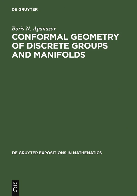 De Gruyter Geometry of Discrete Groups and Manifolds Book