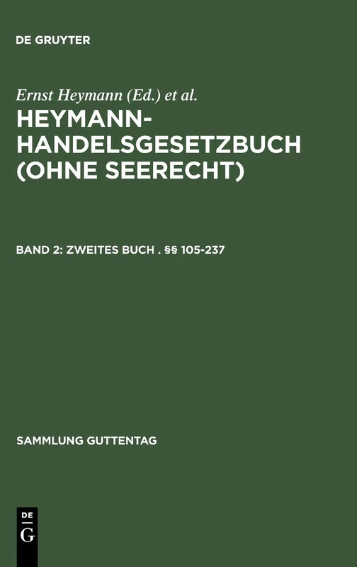 Zweites Buch . §§ 105-237: 2 (Sammlung Guttentag)