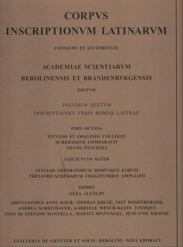 Titulos Imperatorum Domusque Eorum Thesauro Schedarum Imagiumque Ampliato