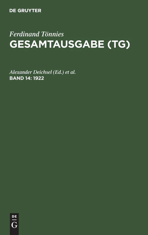 1922: Kritik Der Öffentlichen Meinung