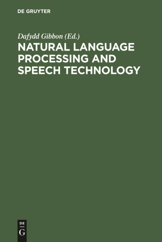 Natural Language Processing and Speech Technology: Results of the 3rd KONVENS Conference, Bielefeld, October 1996