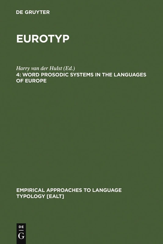Word Prosodic Systems in the Languages of Europe (Empirical Approaches to Language Typology): 20