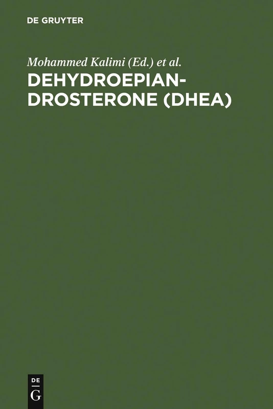 Dehydroepiandrosterone (DHEA) Book by De Gruyter - Image 1