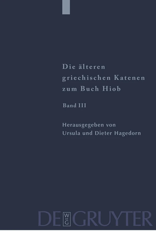 Fragmente zu Hiob 23,1 - 42,17: 53 (Patristische Texte und Studien, 53)