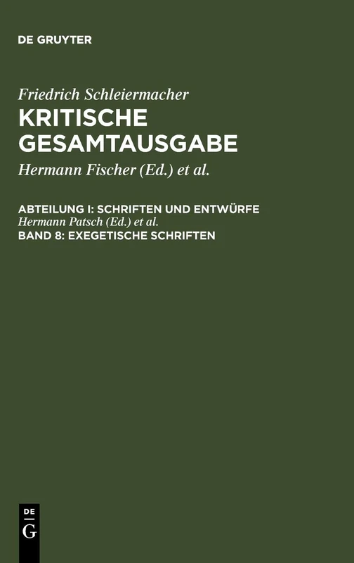 Exegetische Schriften