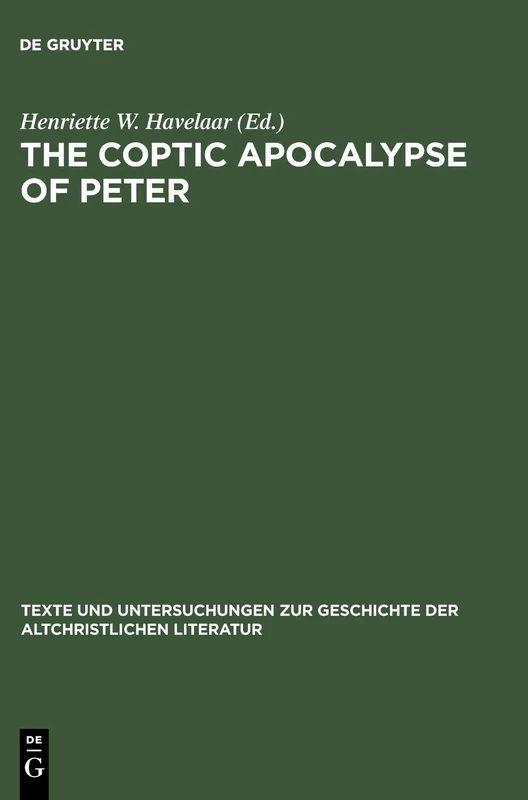 The Coptic Apocalypse of Peter Nag-Hammadi-Codex VII, 3 Vol 144