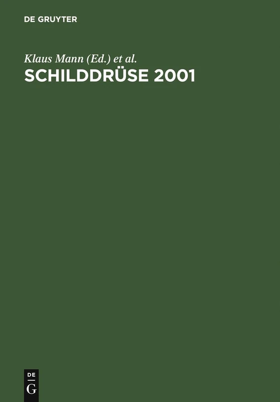 Schilddrüse 2001: Schilddrüse Und Autoimmunität. Henning-Symposium, 15. Konferenz Über Die Menschliche Schilddrüse