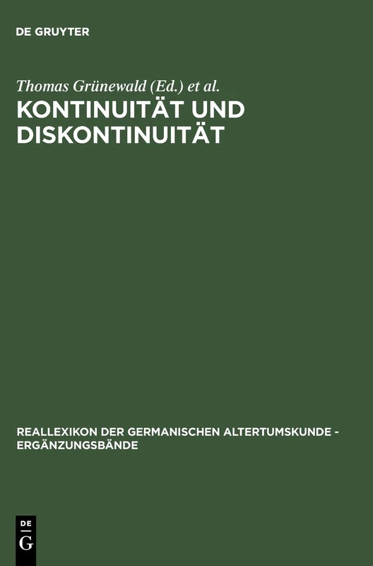 De Gruyter - Kontinuitet und Diskontinuitat: Germania inferior