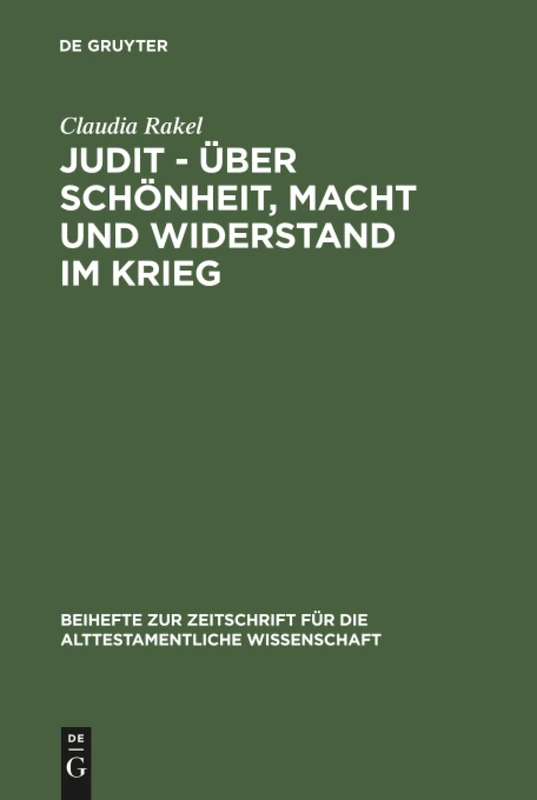 De Gruyter Judit - Feminist Intertextual Reading - Book 334