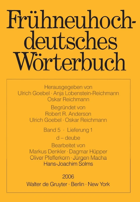 d - deube: Band 5/Lieferung 1: D - Deube