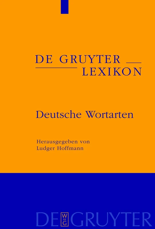 Handbuch der deutschen Wortarten (de Gruyter Studienbuch)