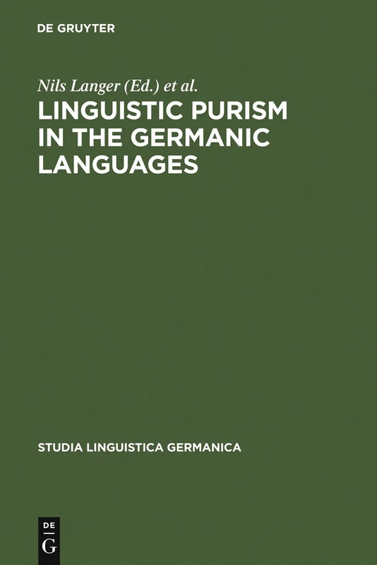 De Gruyter Linguistic Purism in the Germanic Languages 75