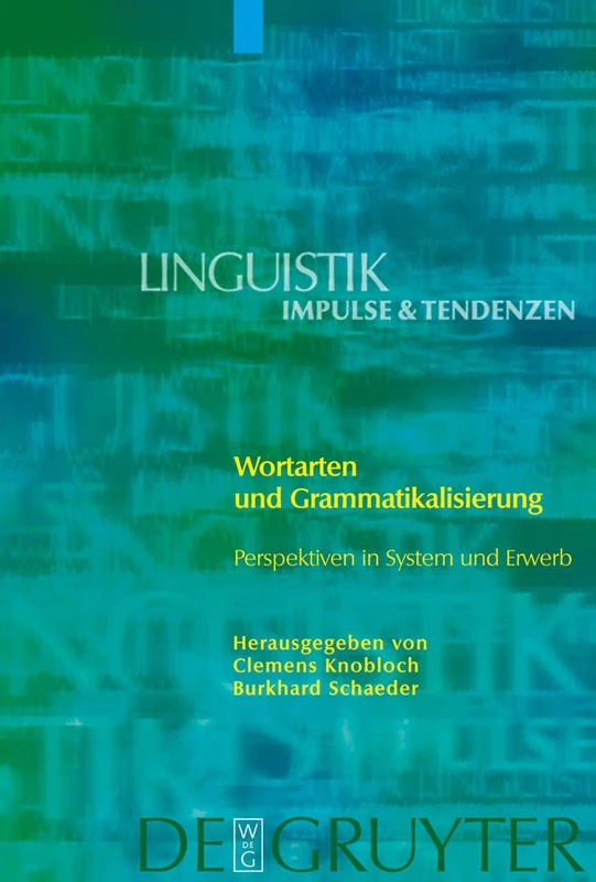 De Gruyter Wortarten und Grammatikalisierung - Linguistics Vol 12