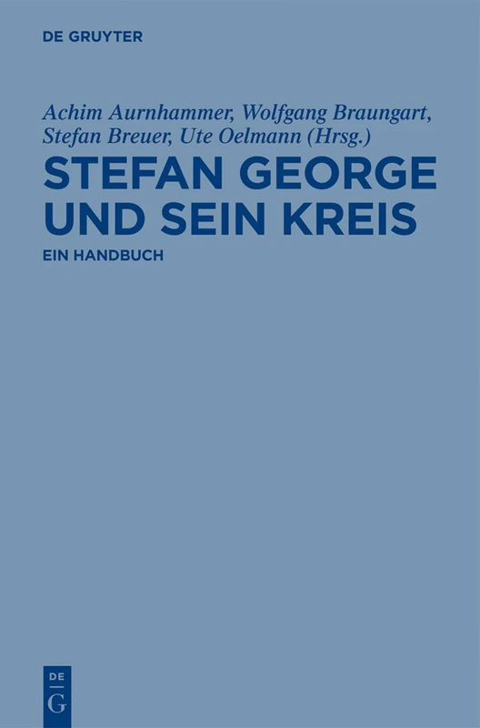 Stefan George und sein Kreis: Ein Handbuch - Image 1