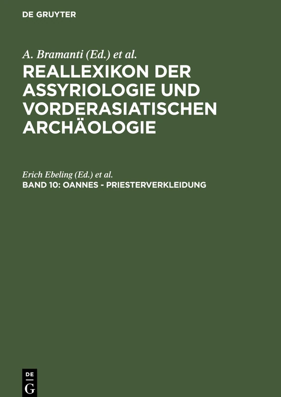 De Gruyter - Oannes - Priesterverkleidung Book - Image 1