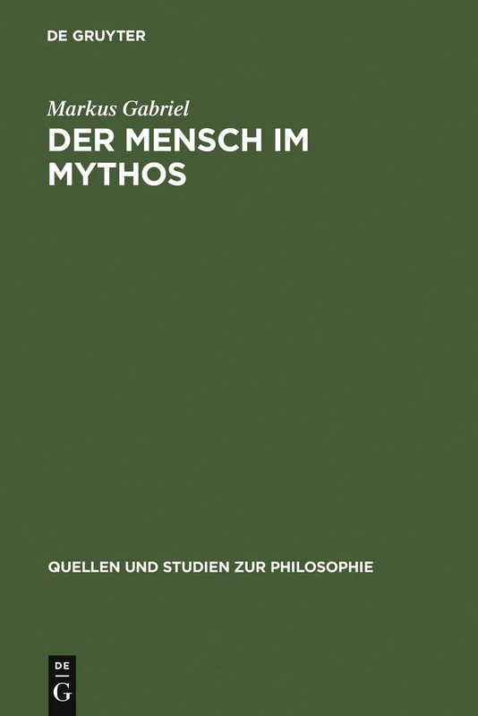 De Gruyter - Der Mensch im Mythos: Schelling's Philosophy