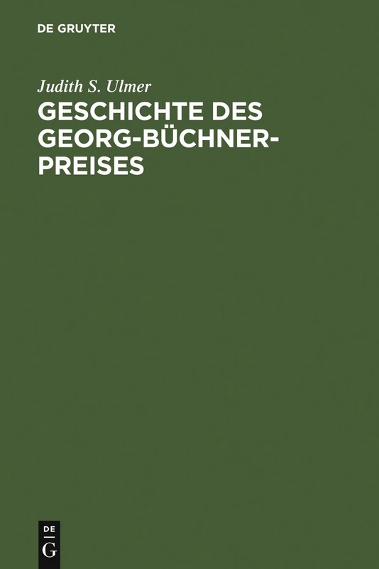 Geschichte des Georg-Büchner-Preises: Soziologie eines Rituals