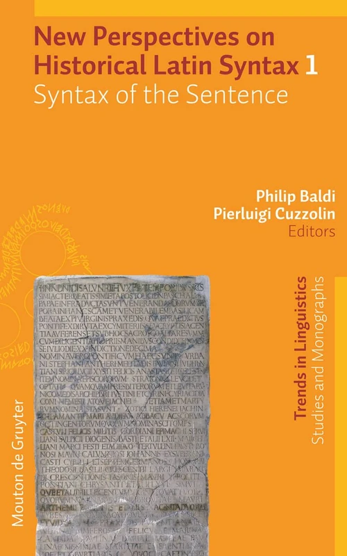 Syntax of the Sentence: 180 (Trends in Linguistics. Studies and Monographs [TiLSM], 180/1)