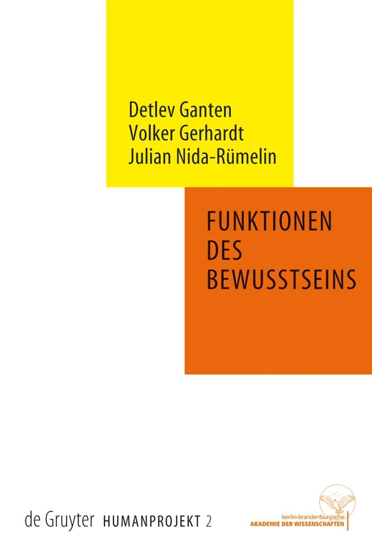 De Gruyter Funktionen des Bewusstseins: 2 - Humanprojekt - Image 1