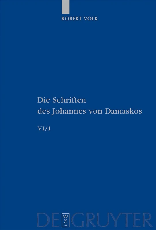 Historia animae utilis de Barlaam et Ioasaph (spuria) I: Einführung: 61 (Patristische Texte und Studien, 61) - Image 1