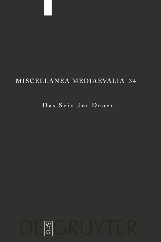 Das Sein der Dauer: 34 (Miscellanea Mediaevalia) - Image 1