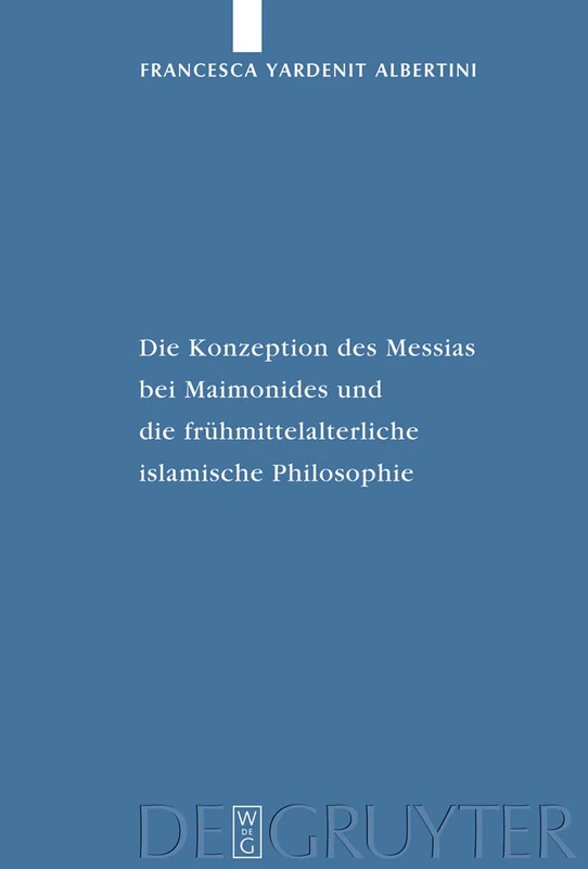 Maimonides Messiah Conception - Studia Judaica 44 - De Gruyter - Image 1