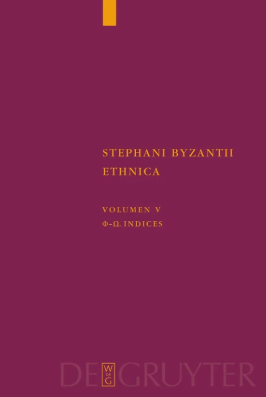 De Gruyter Phi - Omega - Corpus Fontium Historiae Byzantinae