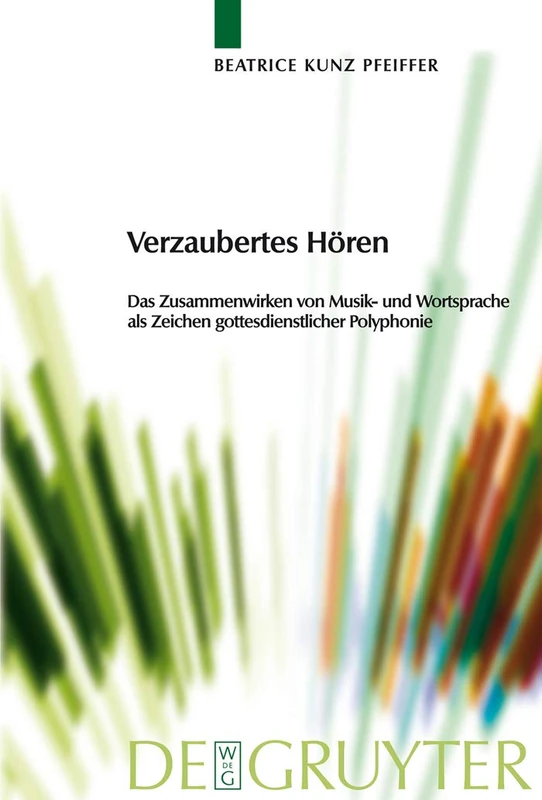 De Gruyter - Verzaubertes Horren: Musik- Und Wortsprache