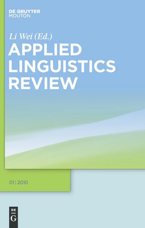 Applied Linguistics Review Applied Linguistics Review (Applied Linguistics Review, 2010 1) - Image 1
