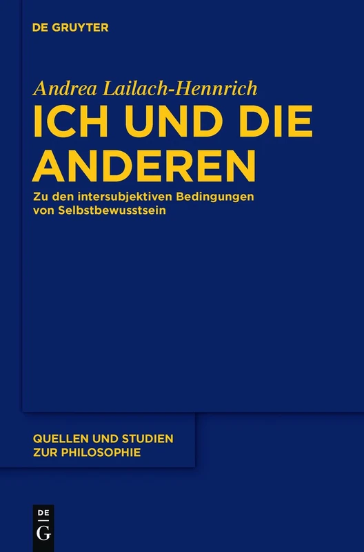 De Gruyter - Ich und die anderen: Philosophy Book 101