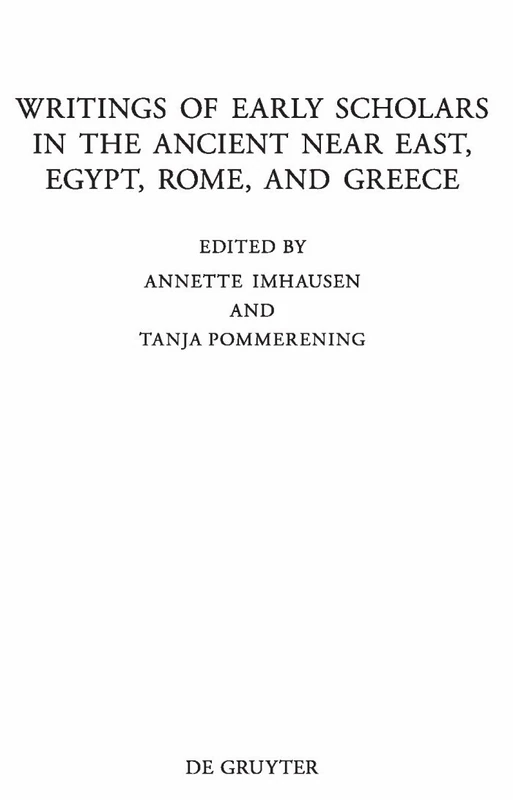 Writings of Early Scholars in the Ancient Near East, Egypt, Rome, and Greece (Beitrage Zur Altertumskunde): Translating Ancient Scientific Texts: 286