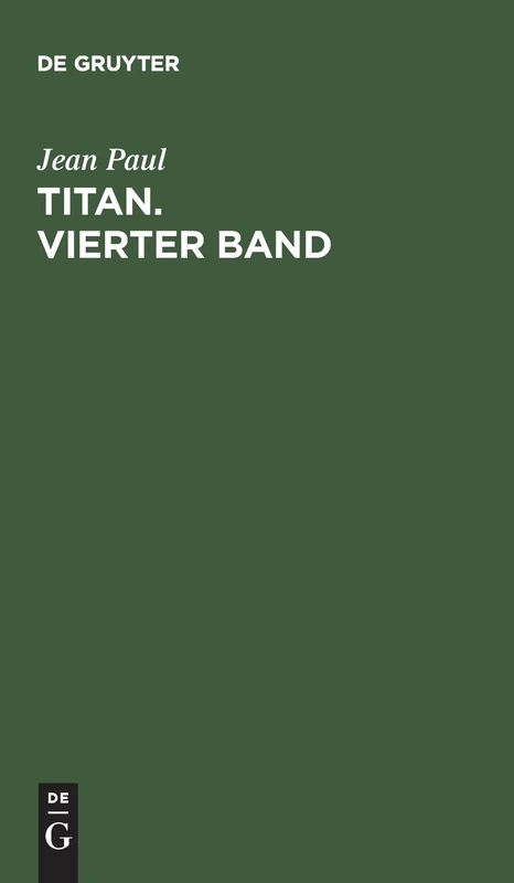 Titan. Vierter Band