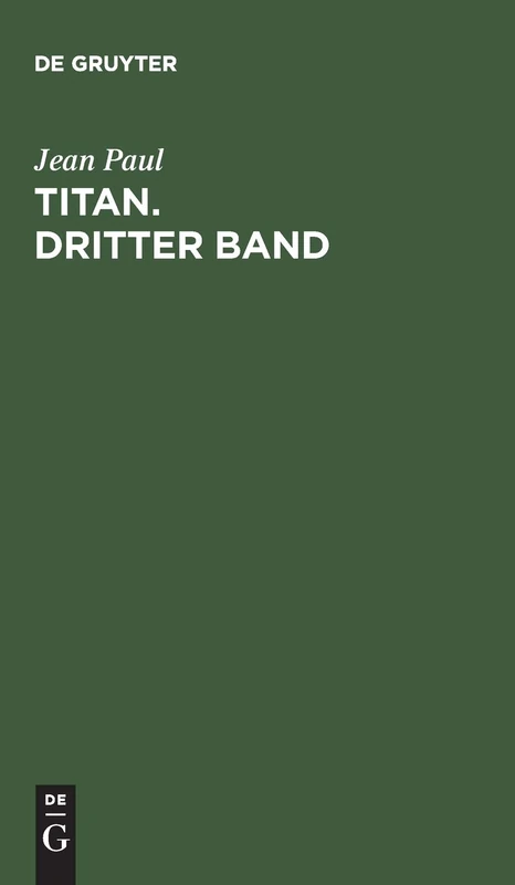 Titan. Dritter Band