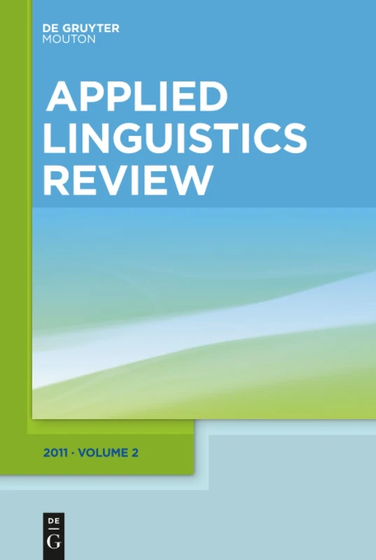 Applied Linguistics Review, 2, Applied Linguistics Review 2: 2011