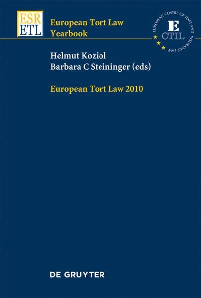 2010 (European Tort Law Yearbook)