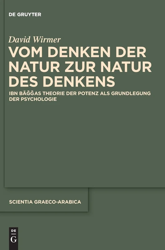 De Gruyter - Vom Denken der Natur zur Natur des Denkens - Image 1