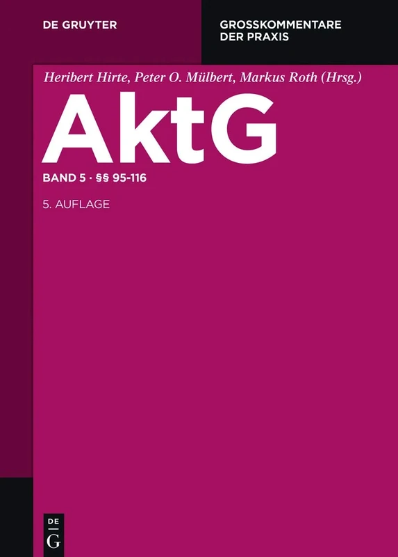 §§ 95-116 (Großkommentare Der Praxis)