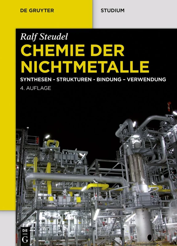 Chemie der Nichtmetalle: Synthesen - Strukturen - Bindung – Verwendung (de Gruyter Studium)