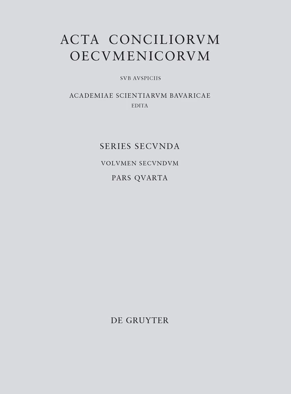 Concilium Constantinopolitanum a. 691/2 in Trullo habitum: (concilium Quinisextum)