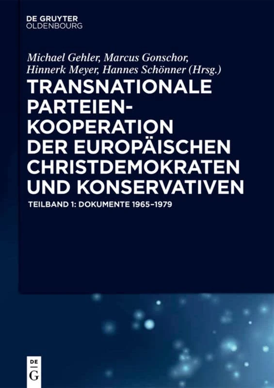 De Gruyter Oldenbourg - Transnationale Parteienkooperation