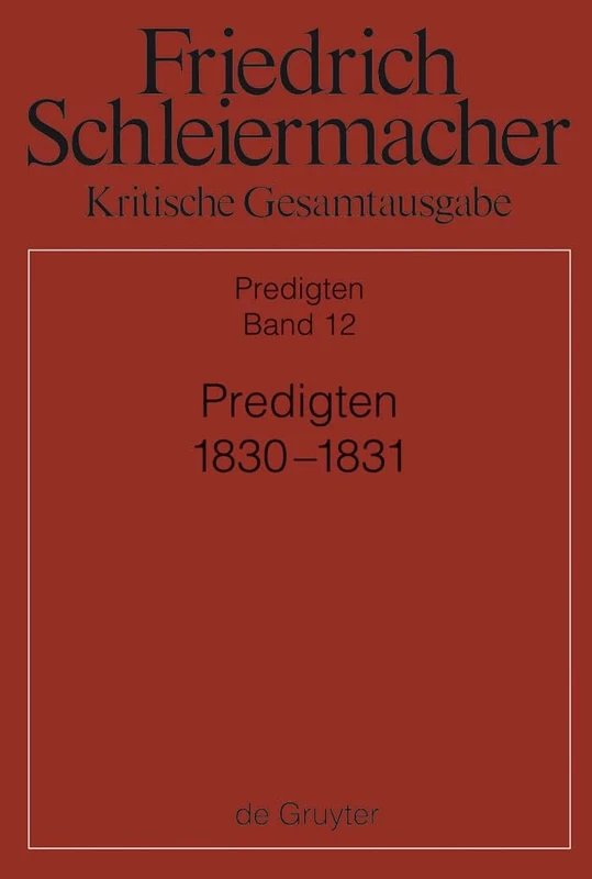 Predigten 1830-1831