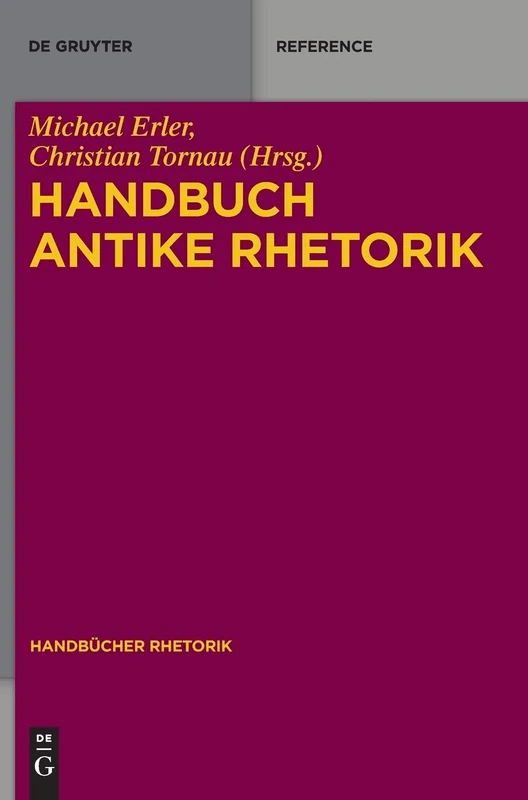Handbuch Antike Rhetorik: 1 (Handbücher Rhetorik)