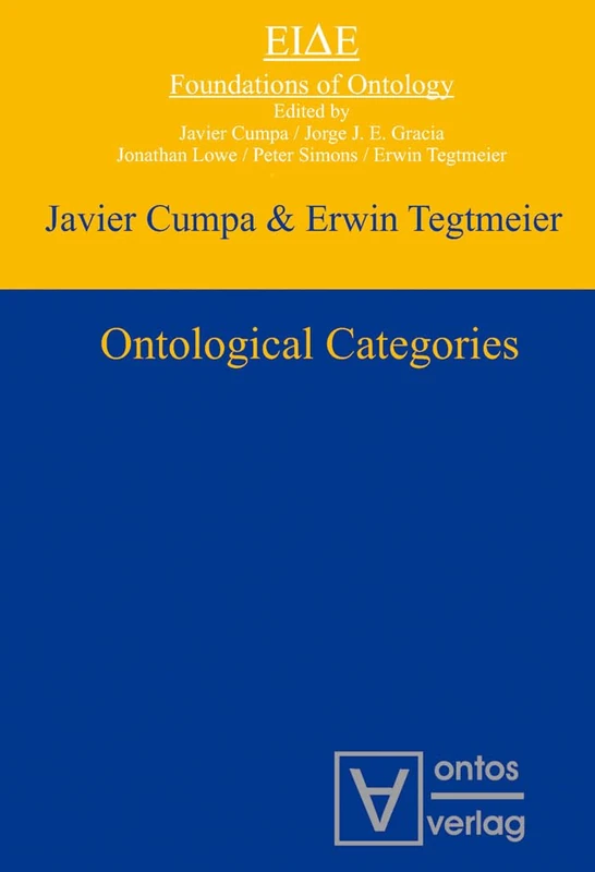 Ontological Categories: 3 (Eide, 3)