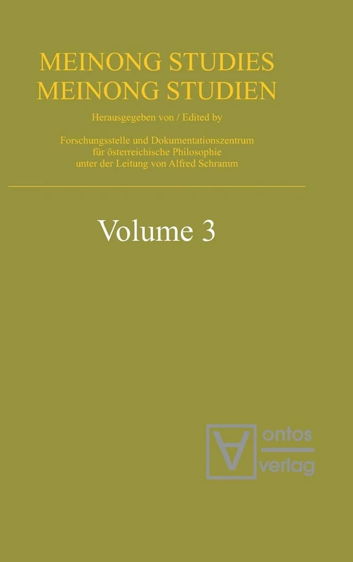 Meinongian Issues in Contemporary Italian Philosophy: 3 (Meinong Studies / Meinong Studien, 3)